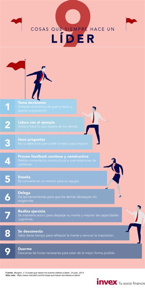 9 Cosas Que Siempre Hace Un Líder Infografia Infographic Leadership