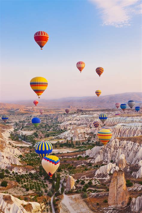Cappadocia Hot Air Balloon Ride Bucket List Ballooning Cool Places