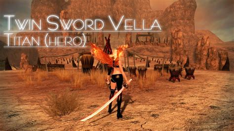 Vindictus Twin Sword Vella Titanhero Solo Youtube