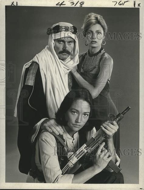 1978 Press Photo Franco Nero Olivia Hussey And Anne Archer In The Pirate