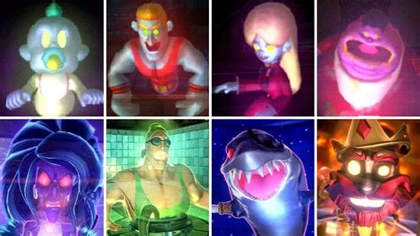 Luigis Mansion Series All Portrait Ghost Bosses Youtube