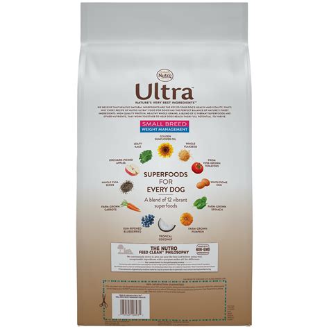 Nutro Ultra Small Breed Adult Weight Management Dry Dog Food 8 Pounds