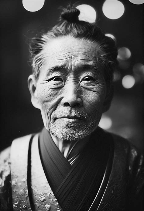 Old Samurai Series By Nachosan Samurai Photography Old Man Portrait Japanese Old Man