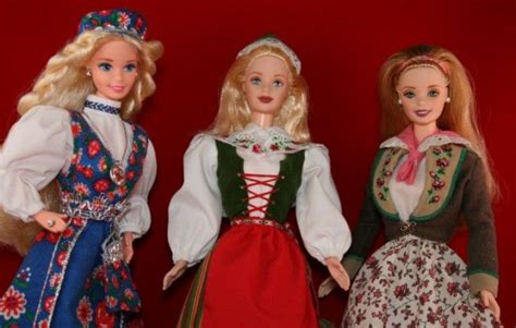 norweigan swedish and austrian barbie dolls from dolls of the world collection barbie