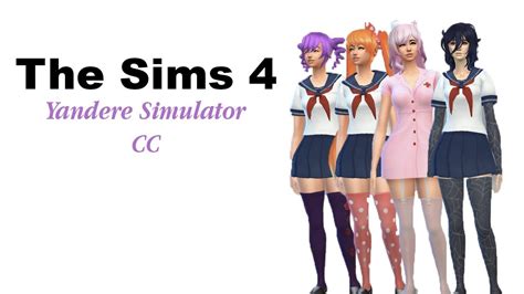 sims 4 yandere simulator cc love 4 cc finds sims 4 yandere sim hot images and photos finder