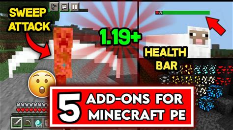 Top 5 Survival Mods For Minecraft Pocket Edition 119 Nucklung Gaming