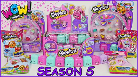 Shopkins Season 5 Huge Season 5 Shopkins Opening Youtube