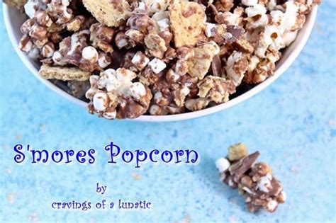 Smore Popcorn By Cravings Of A Lunatic Eat Dessert Snack Recipes