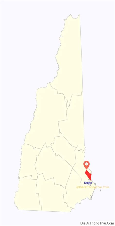 Map Of Dover City New Hampshire