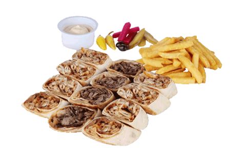 Chicken shawarma from delish.com is served with a delightful garlic yogurt sauce. Laffah Restaurants | Arabic Shawarma Double (Chicken ...