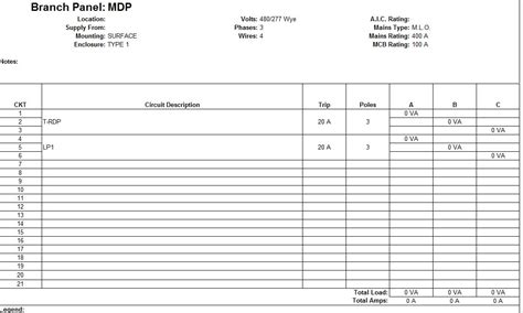 / the label template is very organized with name amo. Panel Circuit Legend / Bep Boat Circuit Breaker 185060p 01 ...
