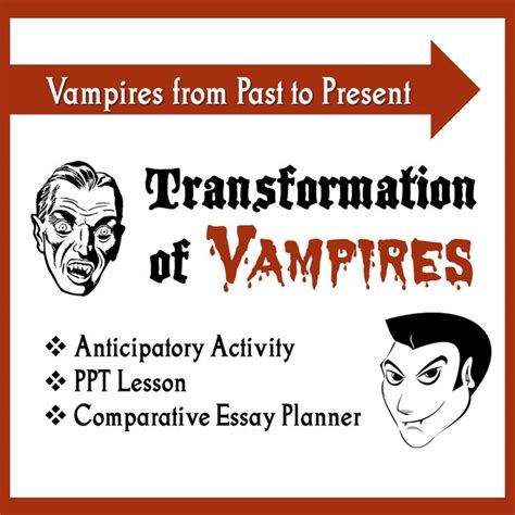Transformation Of Vampires Essay Planner Vampire Fun Quiz