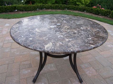Oakland Living Stone Art Dining Table Patio Lawn And Garden