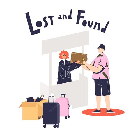 Premium Vector Cartoon Young Man Returning Lost Wallet To Lost And