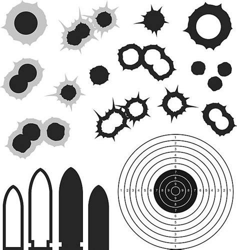 Bullet Hole Illustrations Royalty Free Vector Graphics And Clip Art Istock