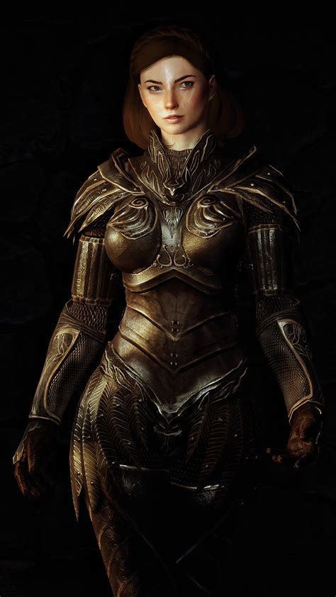 Truly Light Elven Armor Female For Sse Replacer Standalone At