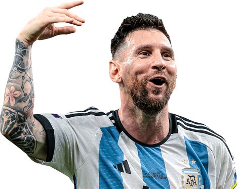 Lionel Messi Argentina Football Render Footyrenders