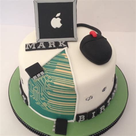 A collection of beautiful cake & cupcake pictures to be inspired by. Computer theme cake