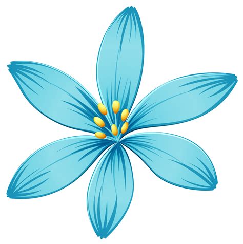Blue Flower Blue Flower Clip Art Parasol Png Download 50405054