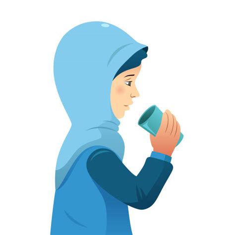 Best Woman Drinking Water Illustrations Royalty Free Vector Graphics
