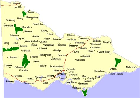 Victoria Map Pictures Map Of Australia Region Political