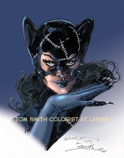 Catwoman In Tom Smith 30 Year Veteran Professional Colorist S