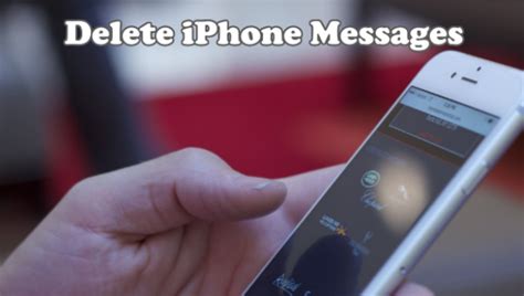 How To Delete Iphone Messages