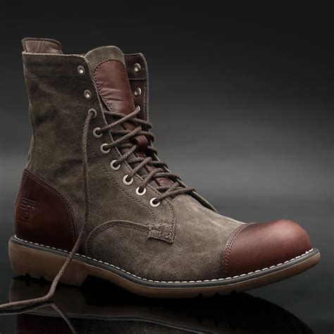 2015 Summer Winter Fashion Vintage Carved Male Bullock Leather Boots