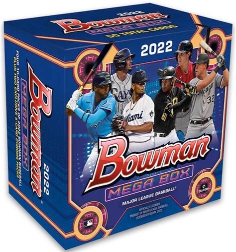 2022 Bowman Mega Box Chrome Baseball Checklist Boxes Odds