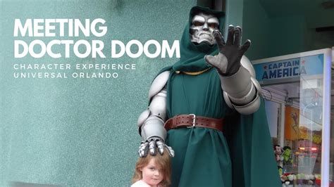 Meeting Doctor Doom At Universal Studios Islands Of Adventure Youtube