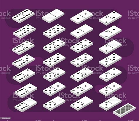 Domino Set 3d Vector Stock Illustration Download Image Now Domino