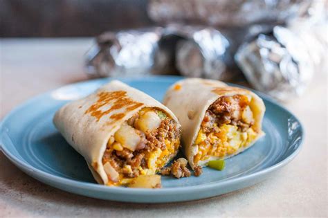 Sausage And Egg Freezer Breakfast Burritos Recipe