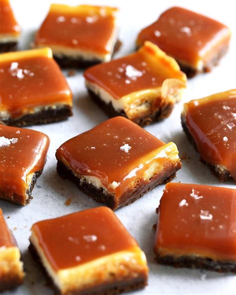 Salted Caramel Cheesecake Squares - Farm Fresh Nuts