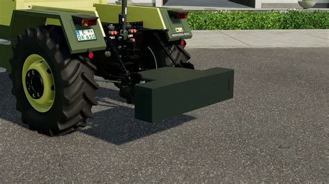 Selfmade 750kg Heckgewicht V10 Mod Landwirtschafts Simulator 19 Mods