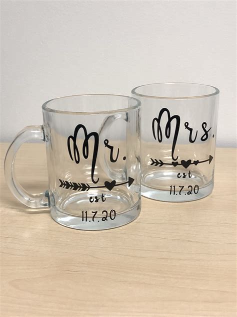 Mr And Mrs Personalized Mug Set Mugs Personalized Mugs Mugs Set