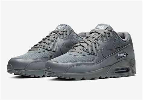 Nike Air Max 90 Essential Available In “triple Grey” Sneakers Cartel