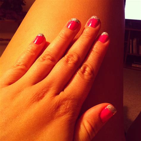 Nails Pink Sparkle Pink Sparkle Pink Nails Nails