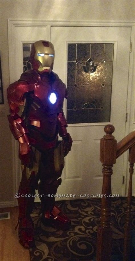 Awesome Homemade Iron Man Costume Iron Man Costume Diy Ironman