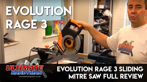 Evolution Rage 3 Sliding Mitre Saw Review Youtube
