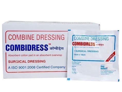 Combidress Combine Dressing For Absorb Exudate Dressing Size 10x10