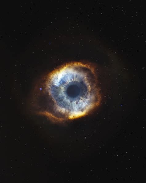 Hd Wallpaper Helix Nebula Galaxy Eye Starry Sky Deep Space 4k
