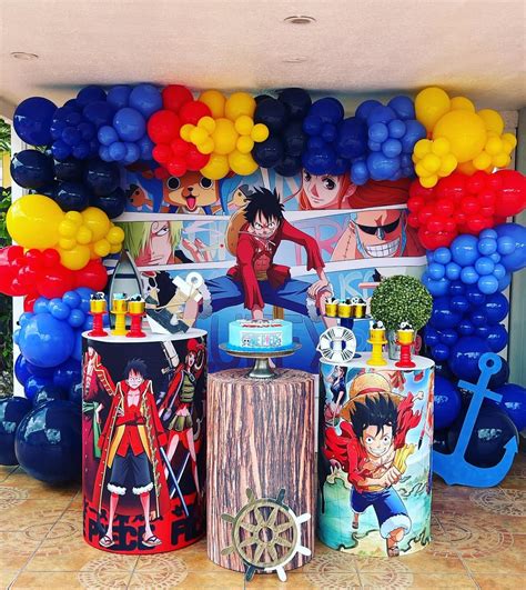 One Piece Theme Party Decorations Luffy Disposable Tableware Set Paper