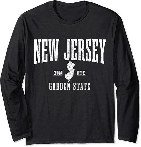 Amazon Com New Jersey Est State Map Pride Vintage New Jersey