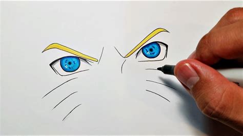 How To Draw Narutos Eyes Youtube