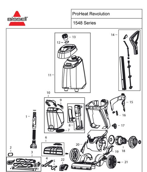 Bissell Proheat Parts Diagram