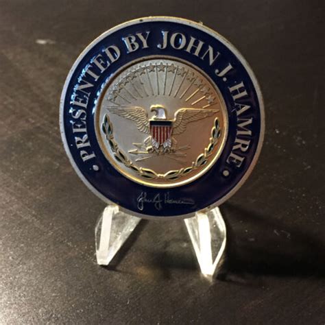 Deputy Secretary Of Defense John J Hamre Dod Challenge Coin Ebay