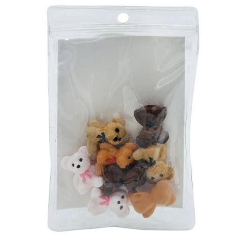 Jags Miniature Bear Pack Of 8 1x2x1 Cm Decorative Toy Animal Figurines