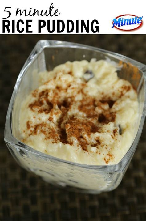 Who Doesnt Have 5 Minutes To Make A Delicious Rice Pudding This Is A