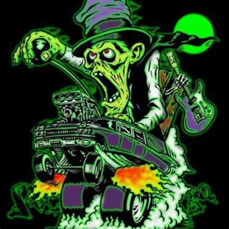Monster Hearse Rat Fink Ed Roth Art Cool Car Drawings