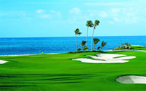 Golf Course on the Water HD Wallpaper | Background Image | 1920x1200 ...